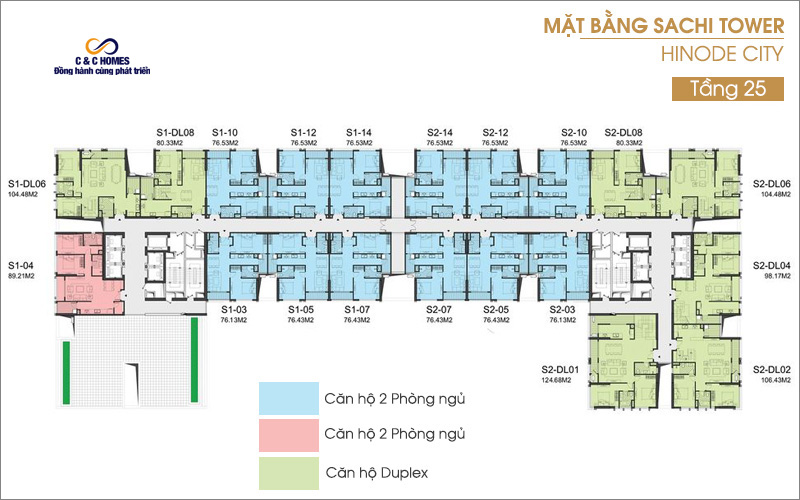 Mat Bang Tang 25 Toa Sachi Hinode City Minh Khai